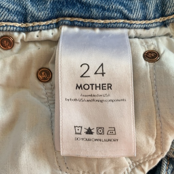 📌 MOTHER Superior Tomcat Ankle In Color Gospel Grace Jeans - Picture 5 of 9